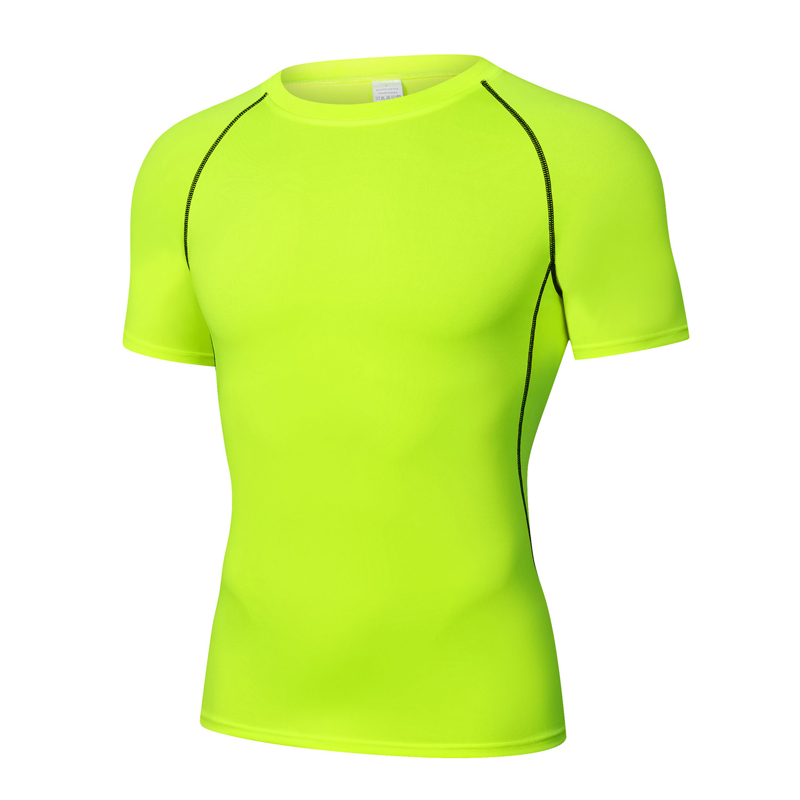 Camiseta deportiva para hombre, Camiseta deportiva de manga corta de secado rápido, top para gimnasio, fitness, camiseta ajustada, camiseta de entrenamiento para correr para hombre