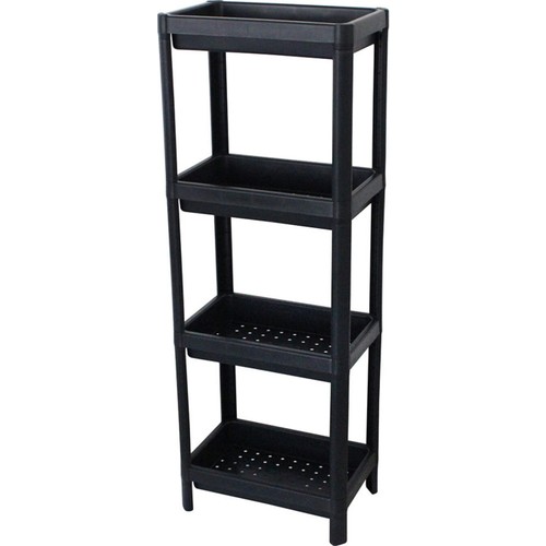 Vip Rumah Konsep Praktis Multi-tujuan Organizer Kullanışlı 4 Tingkatan Rak Plastik Unit Instalasi Mudah