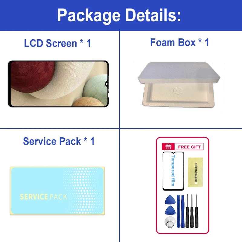Substituição da tela sensível ao toque para Samsung Galaxy A12, Display LCD, digitalizador, A125F, SM-A125F, A125, escolha 6,5"