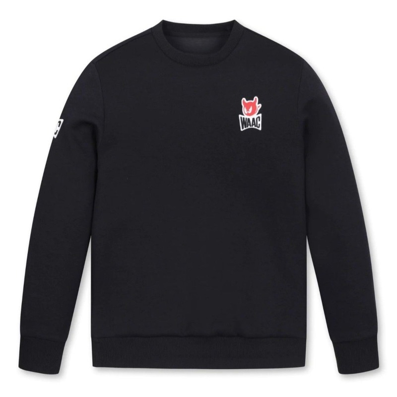 WAAC Golf Korean Golf Jacket Top Unisex Round Neck Pullover Sweatshirt Long Sleeved T-shirt