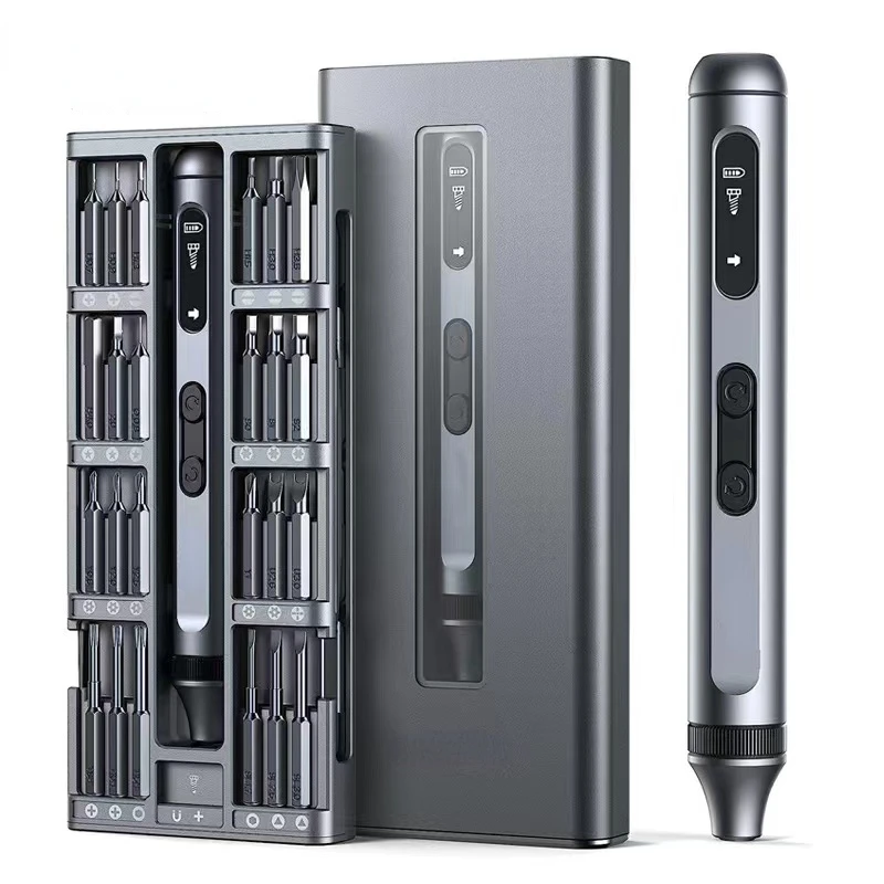Juego de destornilladores eléctricos de precisión Xiaomi, silencioso y duradero, tipo C, destornillador inalámbrico de carga rápida, juego de herramientas eléctricas para el hogar