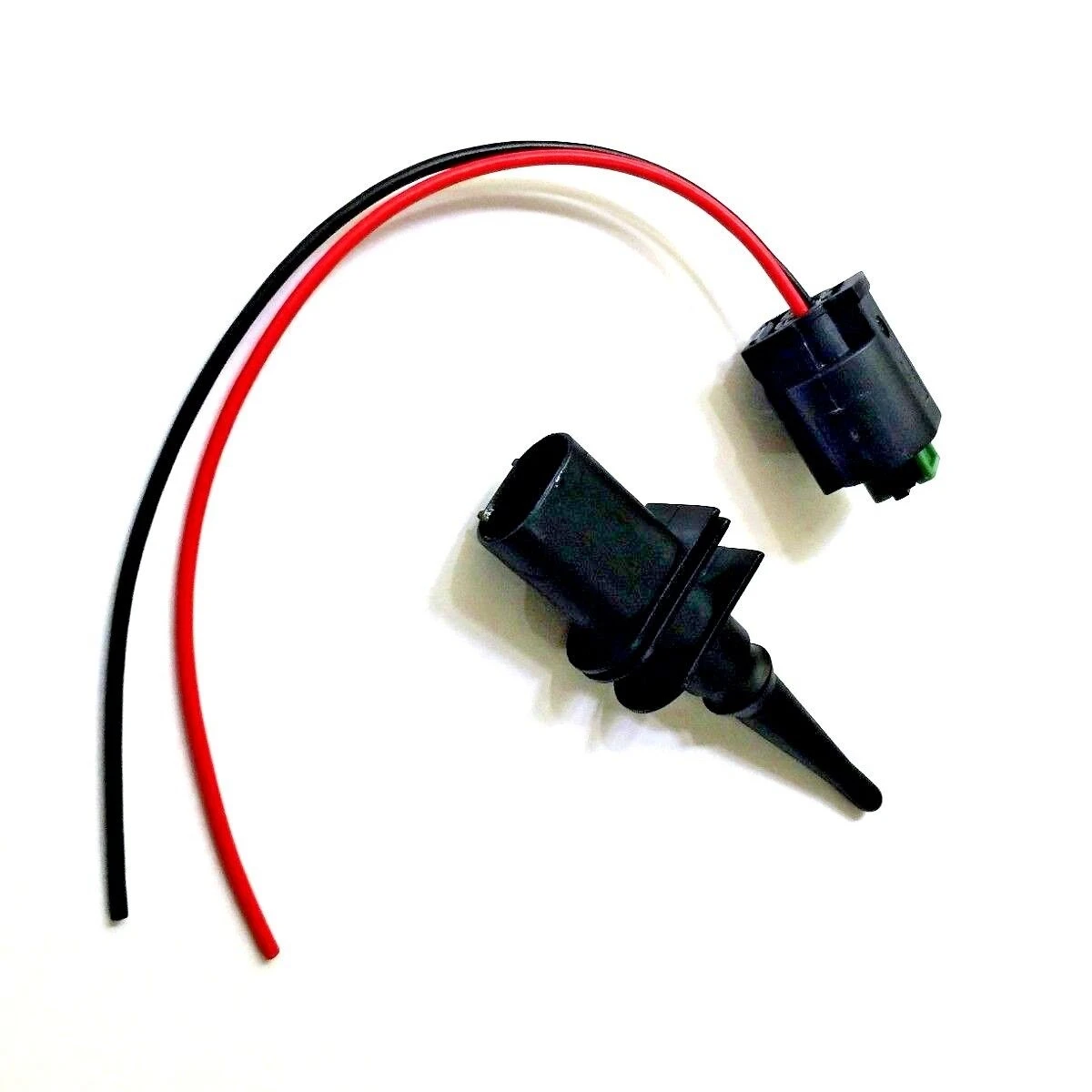 Sensor de temperatura do ar externo ambiente com plugue conector para bmw série 1 6 7 e39 e46 x3 x5 x6 z4 z8 mini r50 r53 r56 r55