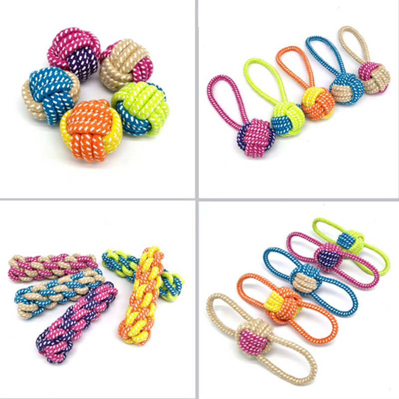 Brinquedos para cães de estimação, brinquedos para cães grandes e pequenos, corda de algodão interativa, mini brinquedos para cães, acessórios, escova de dentes, brinquedo para mastigar cachorros