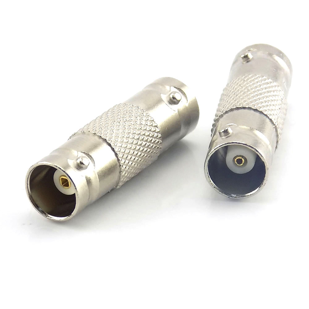 Conector BNC hembra de 10 piezas a BNC hembra, acoplador coaxial hembra, extensor de conector BNC para cámara IP CCTV AHD, vídeo de seguridad 10% w1