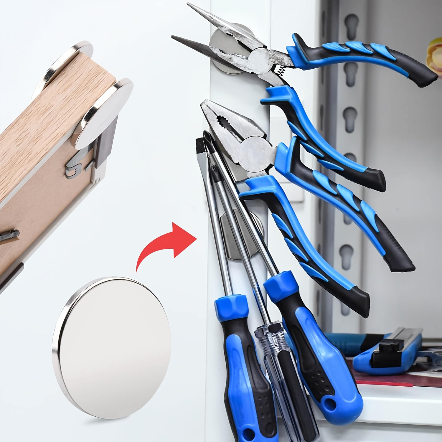 10x3/6x3mm mini whiteboard magnet, widely used in Halloween DIY, refrigerator stickers warehouse tool classification bag buttons