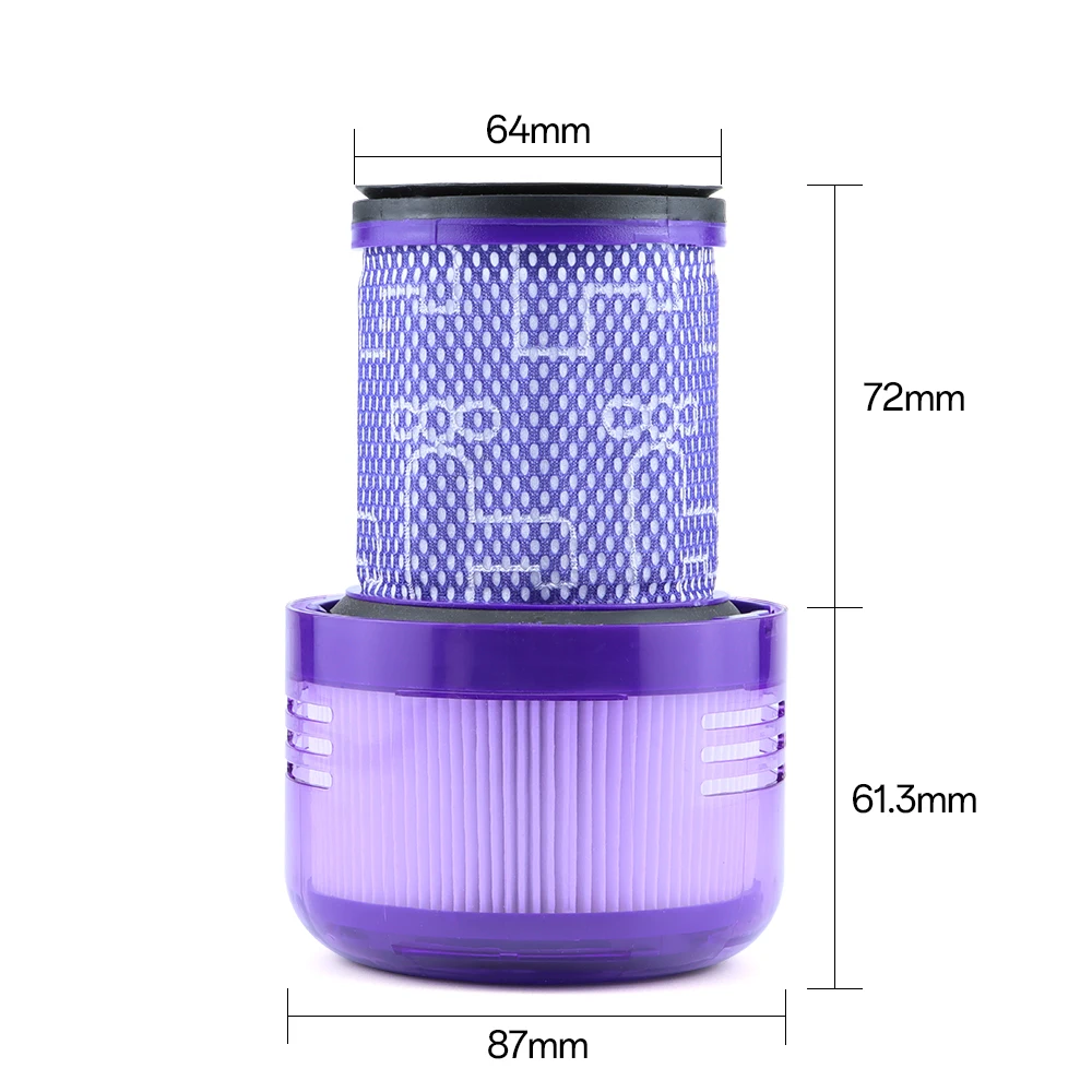 Washable Hepa Filter For Dyson V12 Cordless Vacuum Cleaner Accessories V12 Slim Detect  Replacement Parts