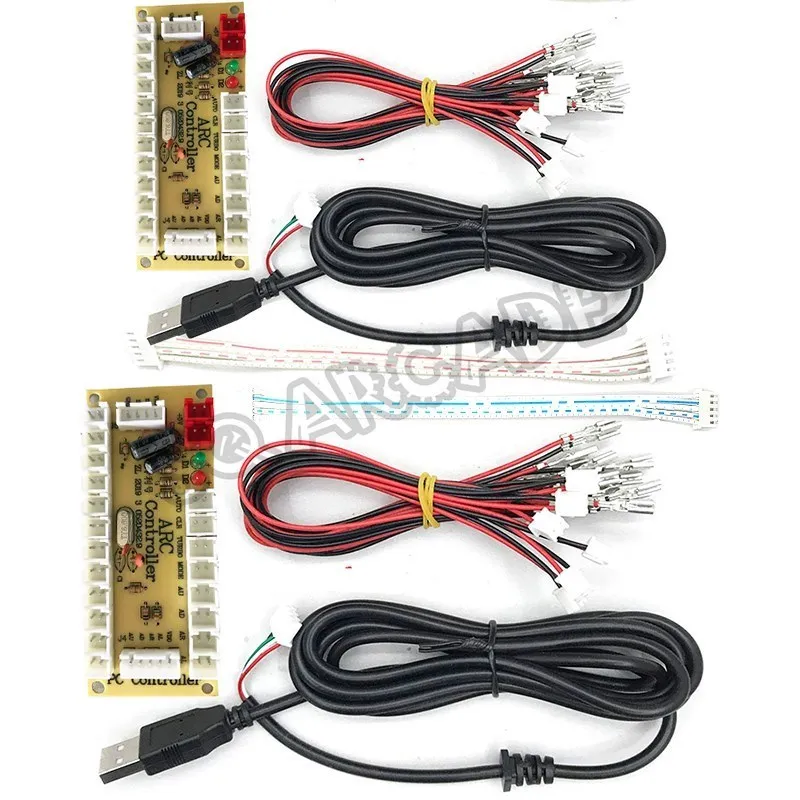 Neue Null Verzögerung USB Encoder zu PC Joystick und Taste Für MAME & Fight Stick Steuert DIY Arcade Spiel Machina Kit Teile