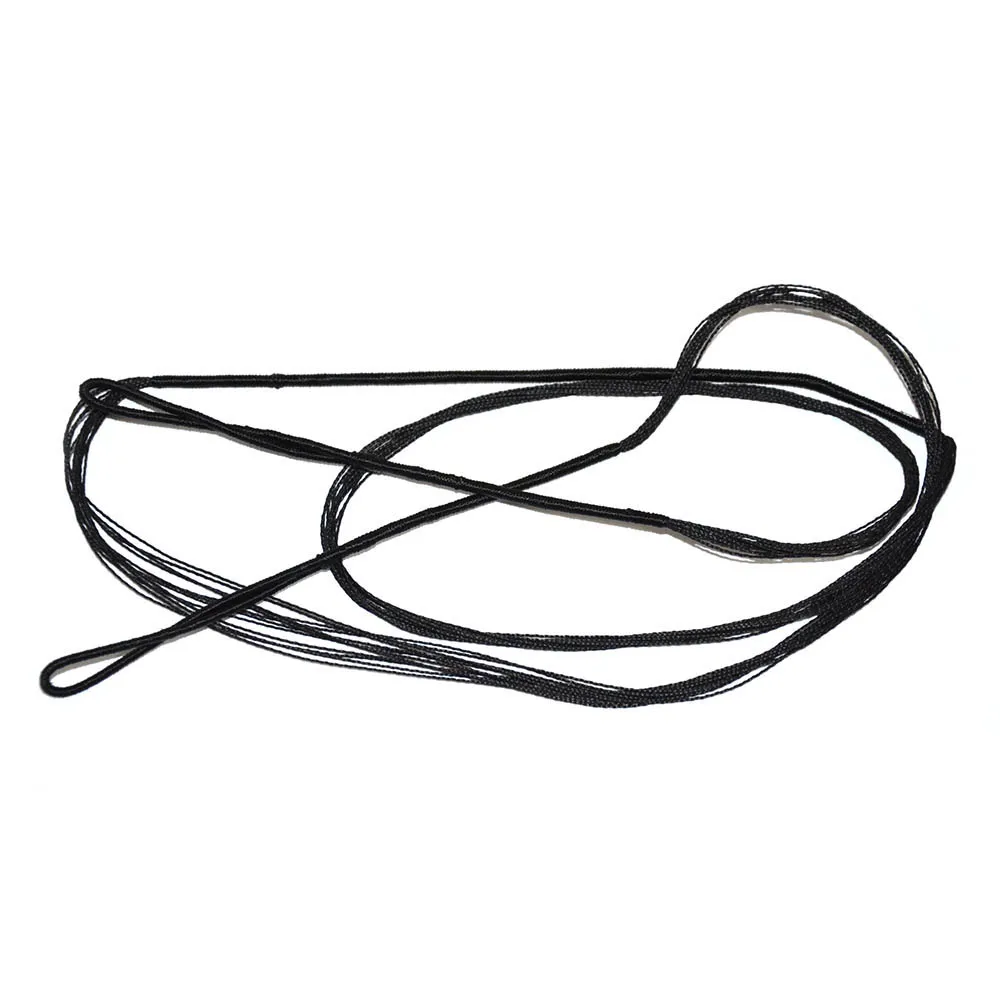 2 stücke Langlebige 44-70 Bogen String Ersatz für Traditionelle/Recurve Bogen Jagd Bogen Seil Schwarz String Zubehör