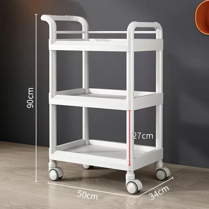 Ferramenta Estética De Beleza Transparente Carrinho De Onda, Móveis De Salão De Salão, Carrinho De Hospital, Mini Unidades De Barbeiro, Armário De Unhas