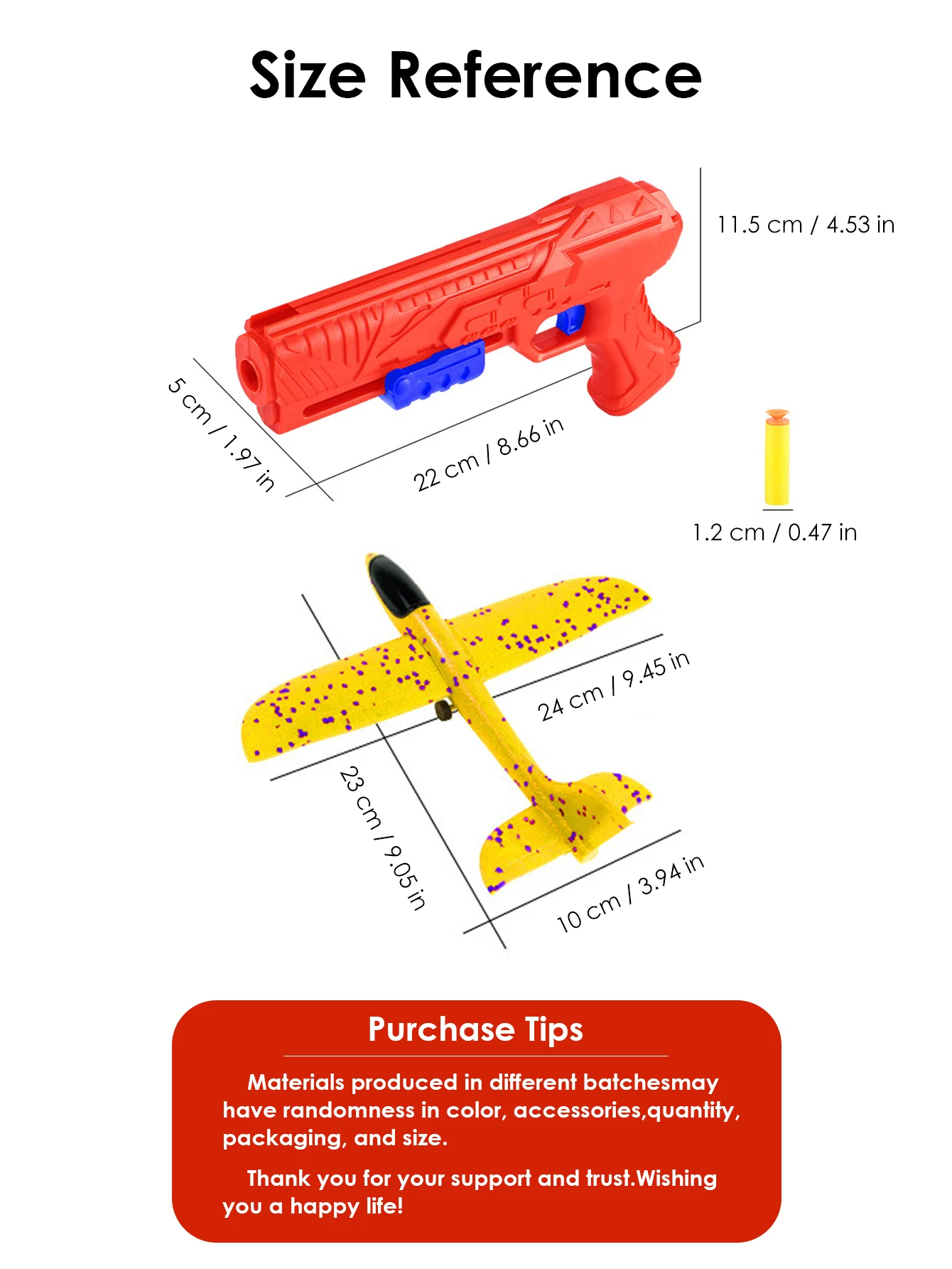 Pistola de juguete elástica de espuma suave para niños, traje de avión de eyección lanzado a mano, Avión de espuma, color aleatorio, al aire libre, 3 en 1
