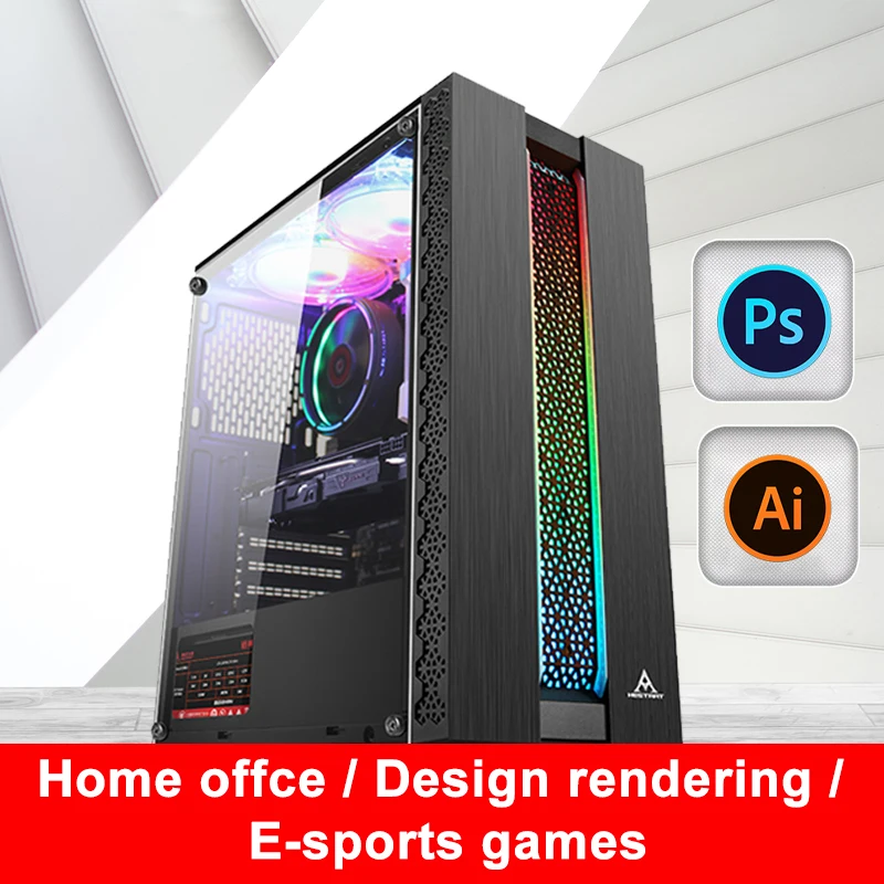 NEW Cheap price China factory OEM ODM desktop gaming Core i3 i5 i7 8GB 16GB RAM  gamer computer pc