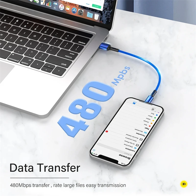 3A USB 고속 충전 케이블 2m 3m iPhone 14 13 12 11 Pro Max X XR 8 7 6s Plus 휴대 전화 데이터 동기화 충전기 코드 Usb 케이블