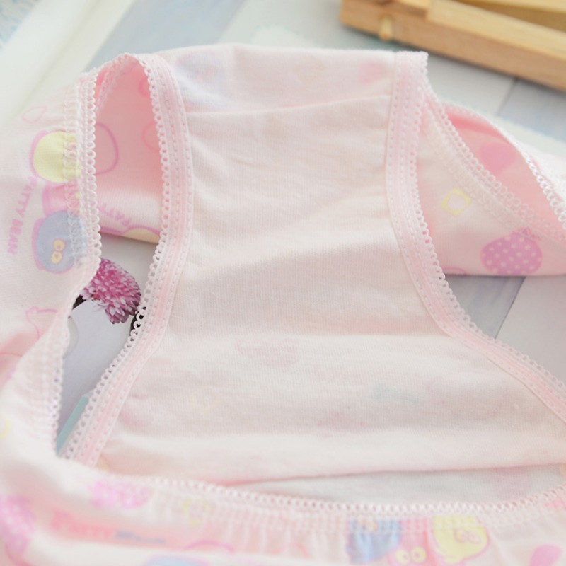 6 unids/lote de ropa interior para niños, bragas para niñas, pantalones cortos de algodón con estampado Floral para niños pequeños, bragas bonitas para chico, calzoncillos para niños