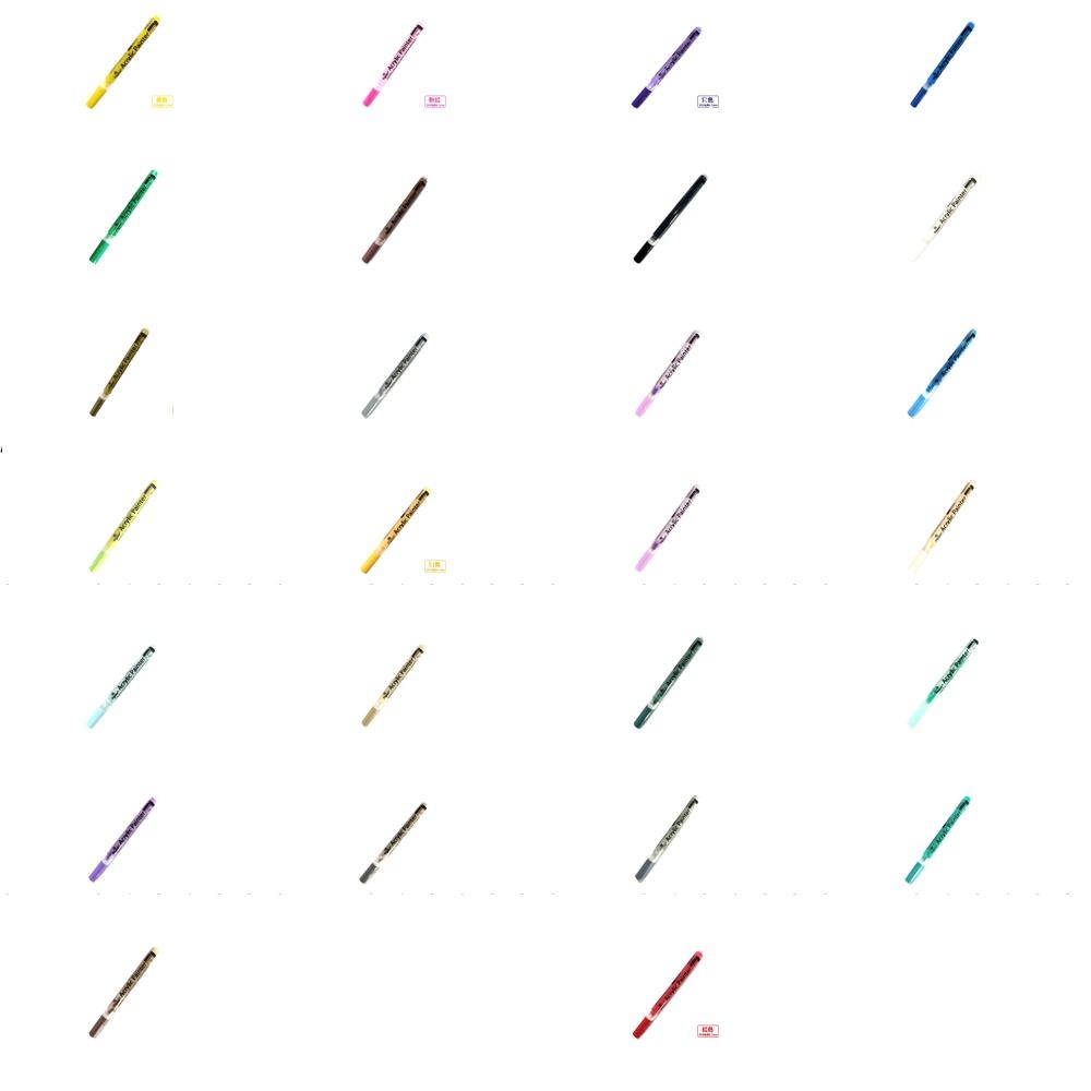 Protetor Solar Golf Club Impermeável Cobrindo Poder Acrílico Pintor, Mudando a cor da caneta, Tinta Acrílica, Forte