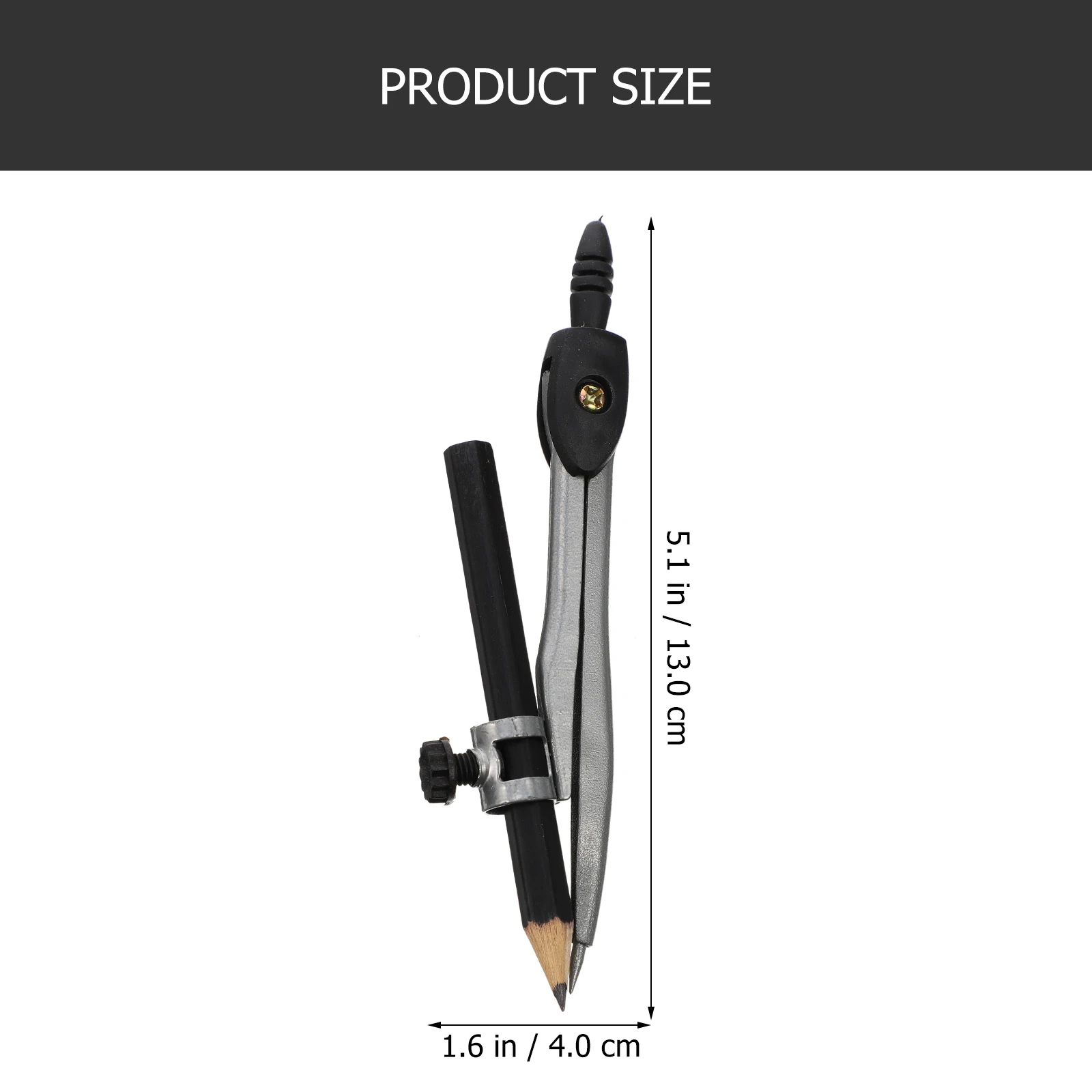 Compass Geometry For Drafting Drawing Tool Math Set Metal Tool Woodworking Professional Kids Compas Student Holder