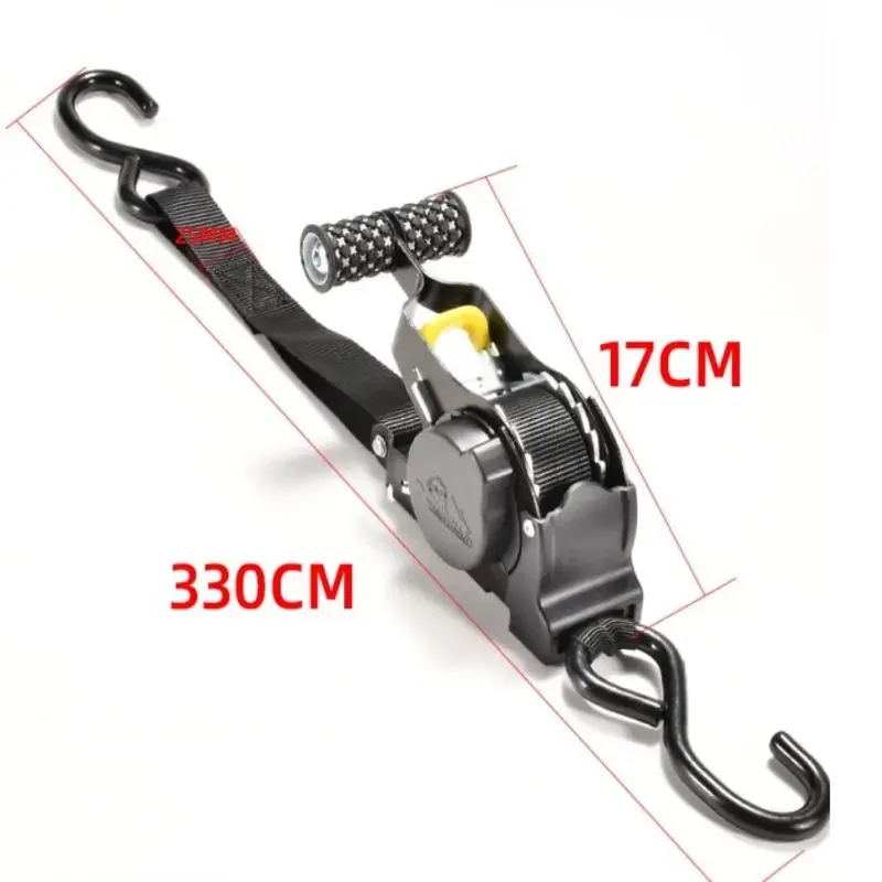 Correias automáticas para fita de carga cintos retráteis para motocicletas cinta de catraca para carga alça de bagagem cinto tensor de catraca para carro