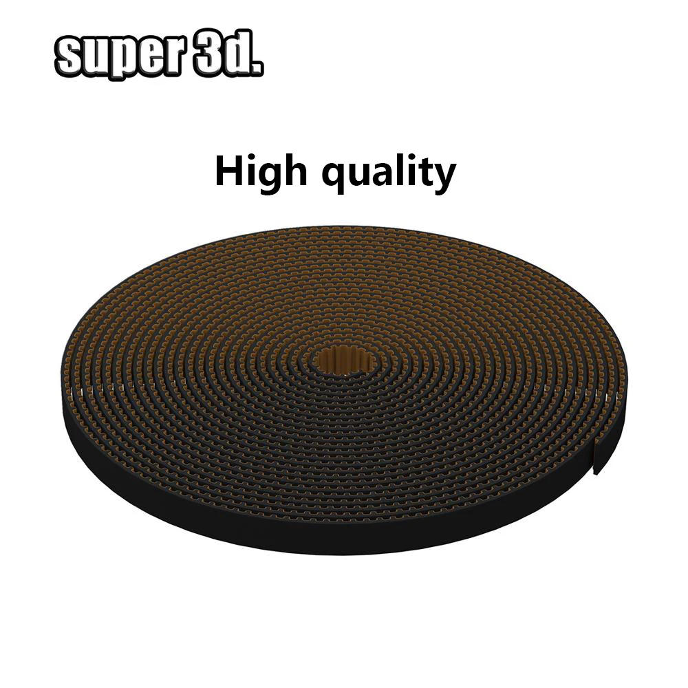 GT2-6mm Mở Thời Gian Đai Rộng 6Mm 10Mm GT2 Dây PU Có Lõi Thép Dây 2GT Cao Su Đồng Bộ Dây ít Bụi 3D Máy In Phần