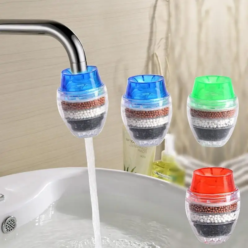 Purificador de agua para grifo de cocina, accesorios para el hogar, filtro purificador de agua limpio, filtración purificador de agua de carbón activado