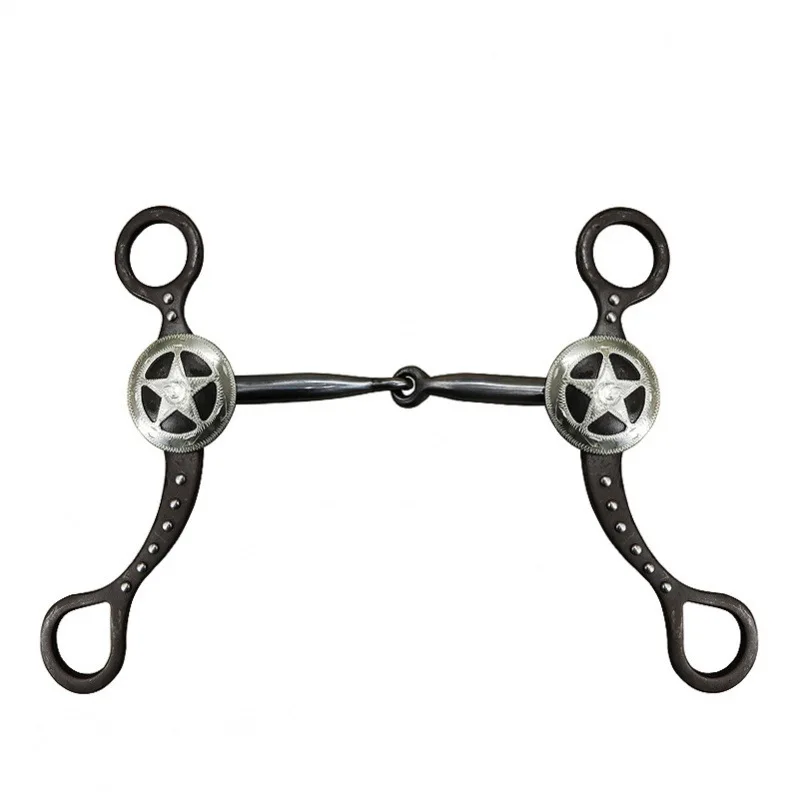 105/115/125/127/135 มม.สแตนเลส Horse Gag Bit Snaffle กัดม้า Chew Horse อุปกรณ์การฝึกอบรม Equestrian
