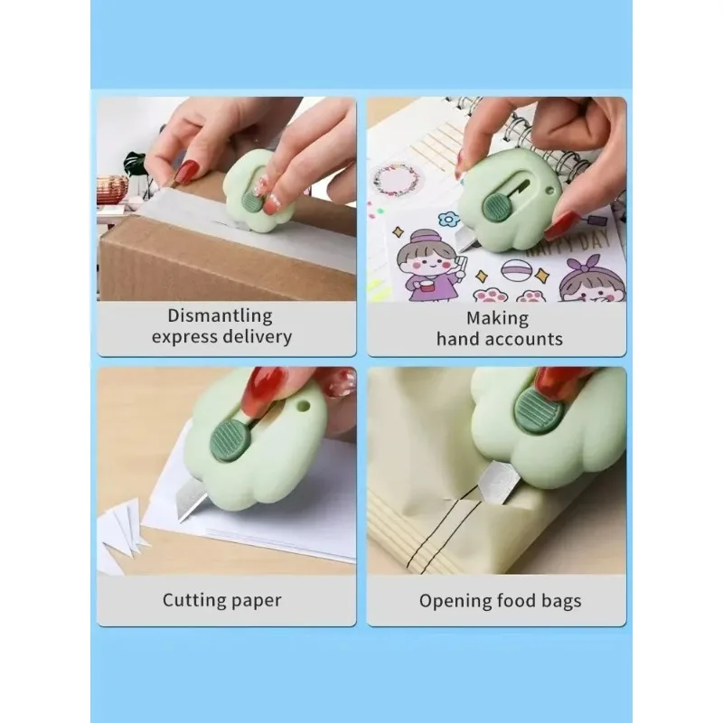 3PCs Mini Telescopic Practical Knife Art Knife Is Very Suitable for DIY Manual Letter Opening and Small Box Wallpaper Cutting