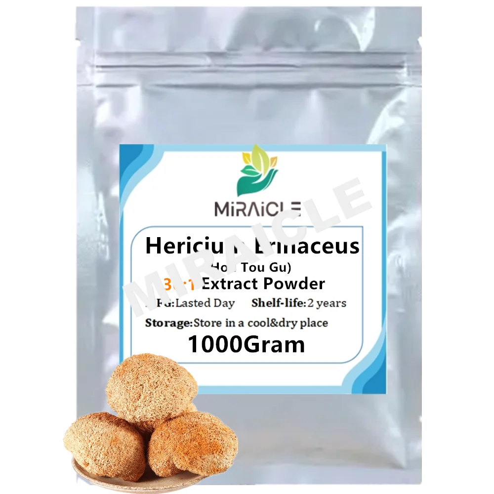 Embalaje de proporción personalizado Global, extracto de setas y melena de leones en polvo a granel, bolsa de papel de aluminio de embalaje de Hericium Erinaceus