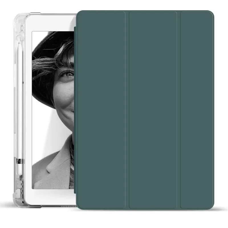 สําหรับIpad 7th 8th 9th Generation 10.2 กรณีiPad Pro 11 ฝาครอบiPad Air 5th 4th 10th 10.9 10.5 6th 9.7 สมาร์ทผู้ถือดินสอFunda