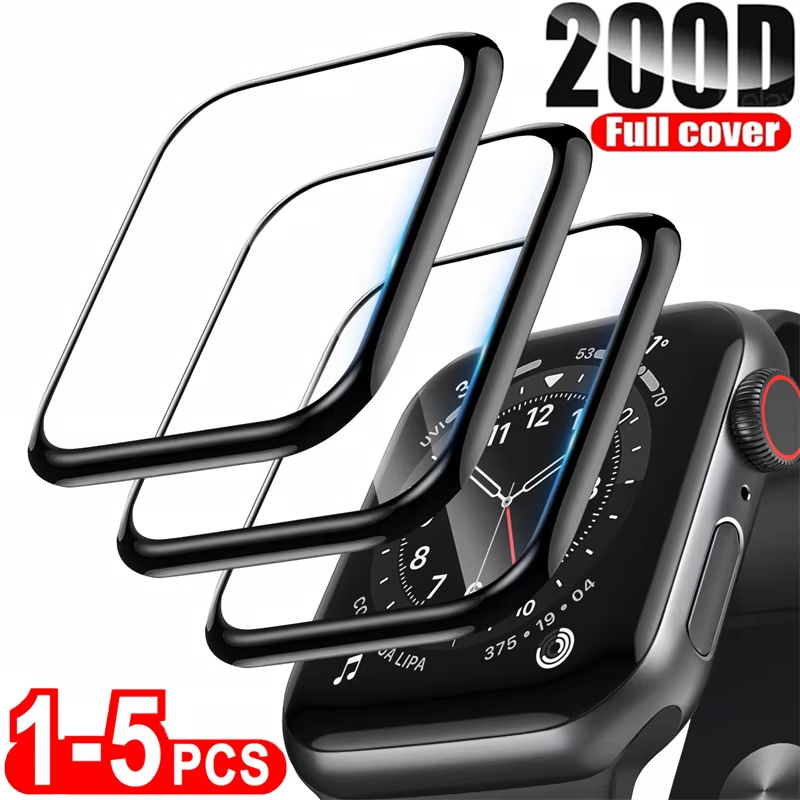 Pellicola protettiva per Apple Watch 44mm 45mm 40mm 41mm 49mm 42 38mm Proteggi schermo curvo serie iwatch 8 7 SE 9 Ultra 10 42/46MM