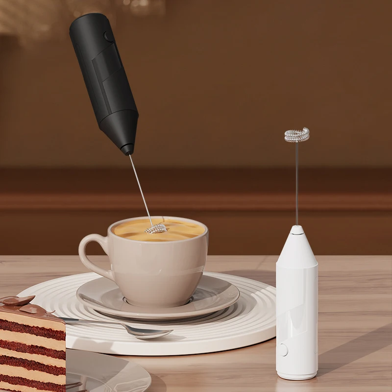 ONEKA Milk Frother Handheld Foam Maker For Lattes Whisk Coffee Cappuccino Frappe Matcha Hot Chocolate Egg Beater Drink Mixer