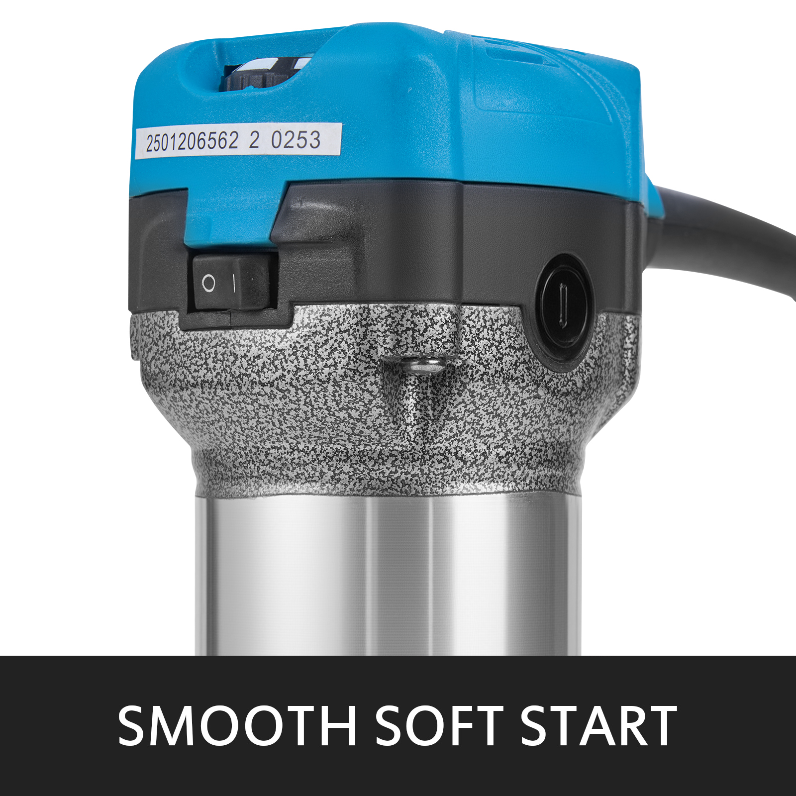 VEVOR 800W Soft Start Compact Router Kit Variabele snelheid 10000-30000 Rpm met vaste basis, duikbasis, kantelbasis en aanoffsbasis