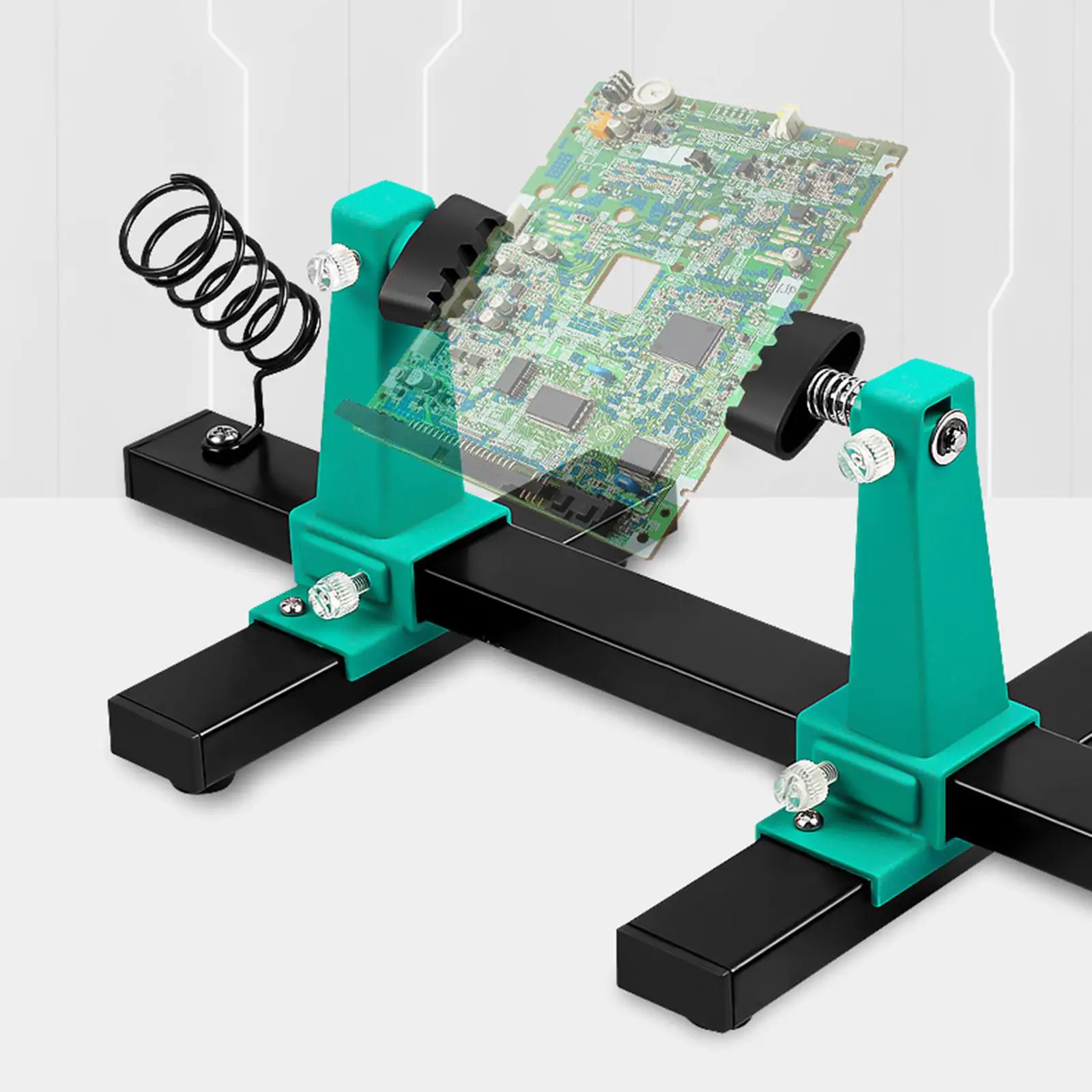 Soporte de placa de circuito PCB, soporte de soldadura ajustable, abrazadera auxiliar 360, herramienta de reparación, Kit de sujeción, placa Base resistente
