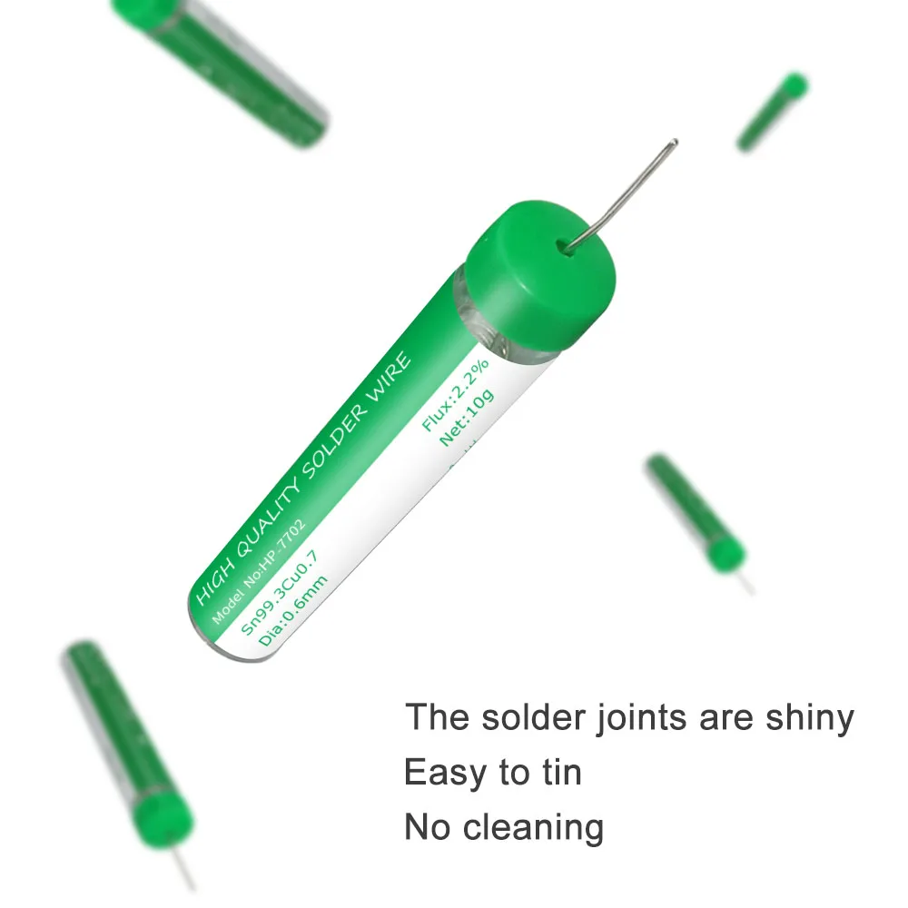 Lead-free rosin core pure tin 99.3% Soldering Wire Cleaning free Low Melting Point 217 Degrees