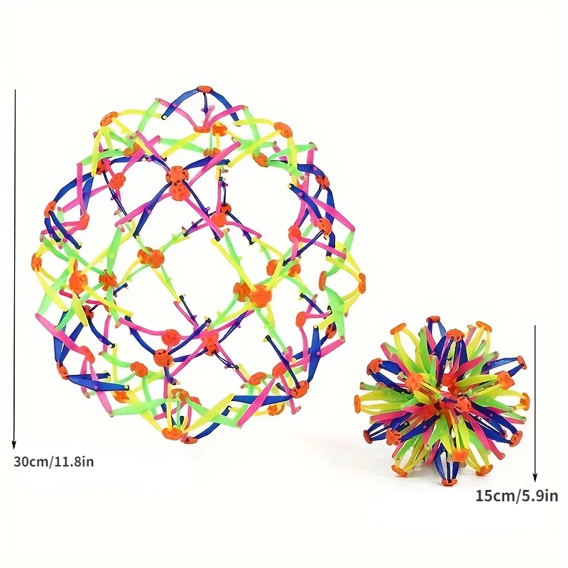 1pc Breathing Ball Expandable Ball Toy Sphere Colorful Expanding Ball Sensory Toys, Fidgets Toys