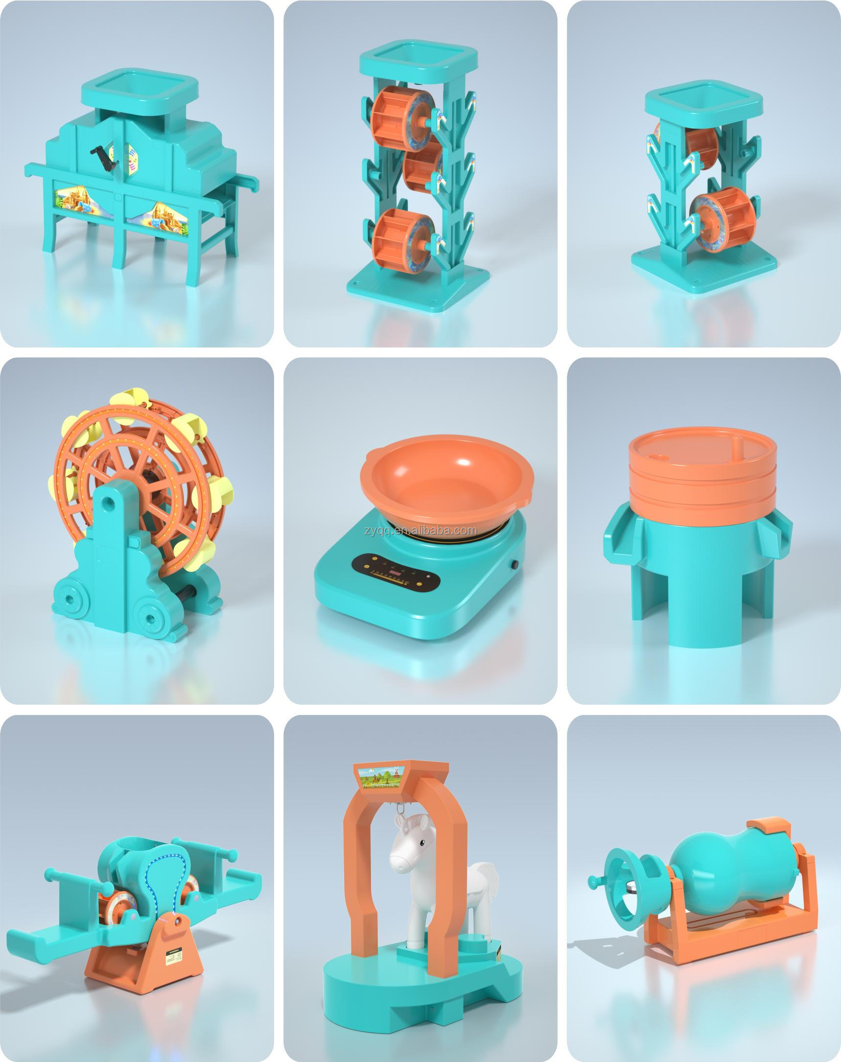 Zhongyi-Máquina de Pipoca Grande com Iluminação, Patente de Diversão, Soft Sand Pit, Brinquedos Indoor e Outdoor Set for Kids