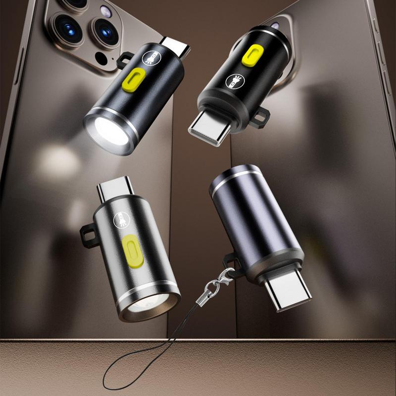 Type-C LED Camping Flashlight Portable Pocket Flashlight Outdoor Lighting Device Super Bright Waterproof Torch for Camping