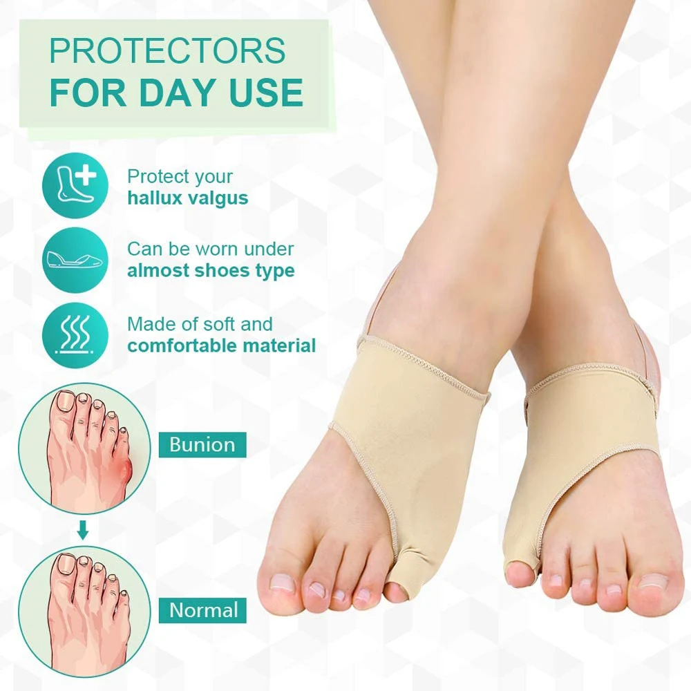 1 Đường May Bunion Corrector Miếng Nẹp Cho Bunion Pinky Ngón Chân Cứu Trợ Ngón Chân, Cực bé Làm Quen Phân Cách Với Chống Trơn Trượt
