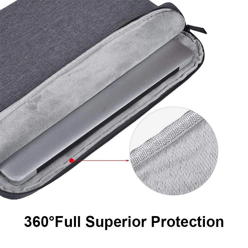 Bolsa para laptop à prova d'água, capa para tablet 11 12 13 14 15 15.6 tamanhos para macbook air pro xiaomi dell acer notebook capa de computador
