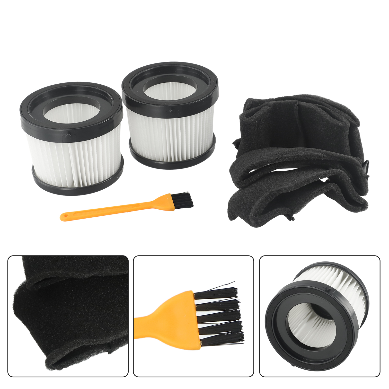 2/4Pcs DCV5011H Filter Screen Element Applicable To Model DCV501 20V Charging Vacuum Cleaner Washable Filter Replacement
