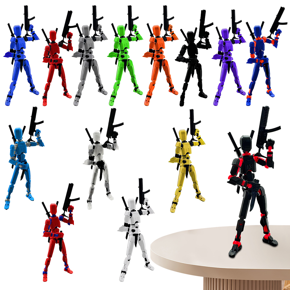 Dummy 13 Action figur Titan Multi-Gelenk roboter Spielzeug 3D-Drucker bewegliche Anime Figur Stress abbau Dekompression spielzeug für Jungen