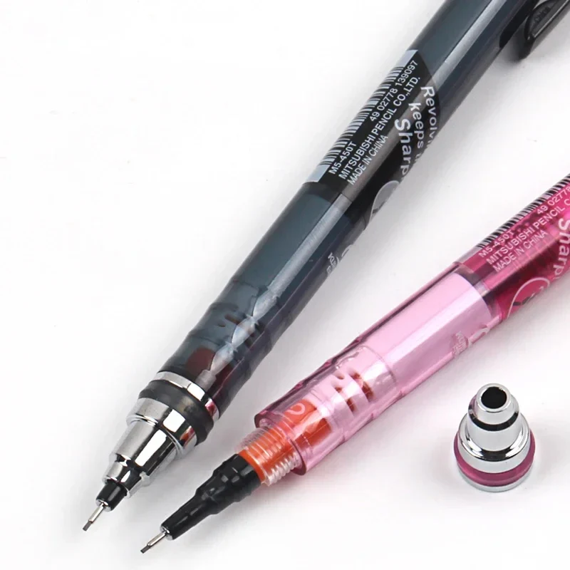 Japão uni kuru toga lápis mecânico M5-450T 0.5mm à prova de quebra chumbo lapicero lapices portaminas com borracha papelaria escolar