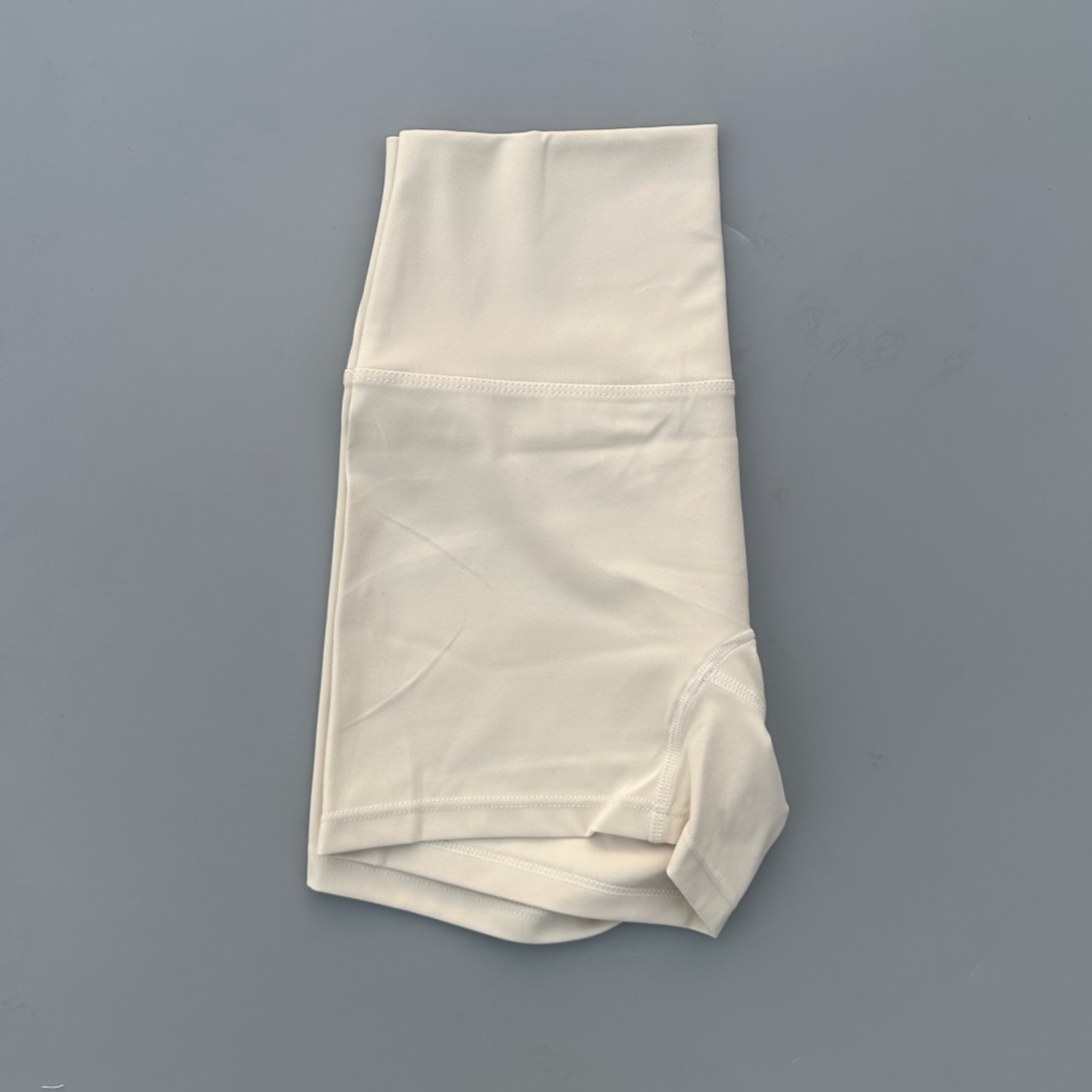 Solid Color Tight Soft Women Fitness Sport Short High Waist Yoga Short Legging Squatting Proof Comprehensive Training Athletic