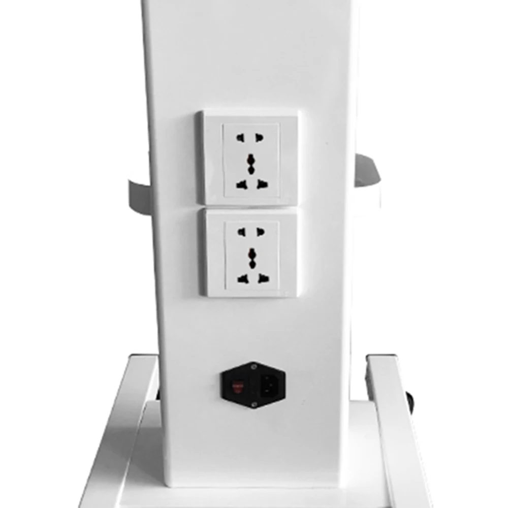 Salonwagen mit Steckdosenständer, Rollwagen, Beauty-Radhalter, Spa-Wagen für Schönheitsinstrumente