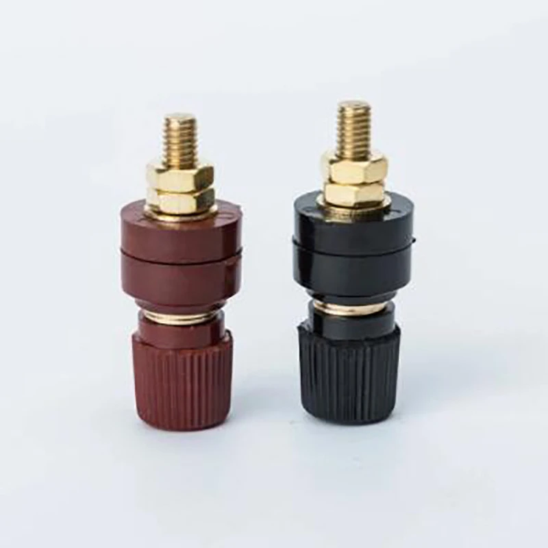 Copper 555 M6/M8/M10 Wire Binding Post Thread Screw Brass Weld Machine Inverter Clamp Power Supply Splice Connector Terminal
