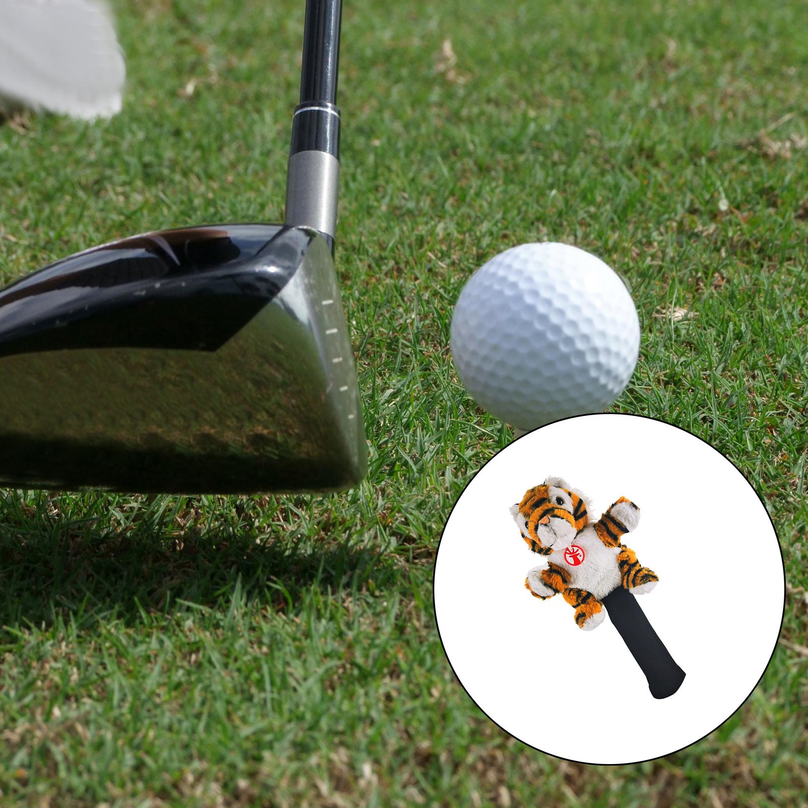 Novidade capa para cabeça de taco de golfe manga engraçada presentes fofos