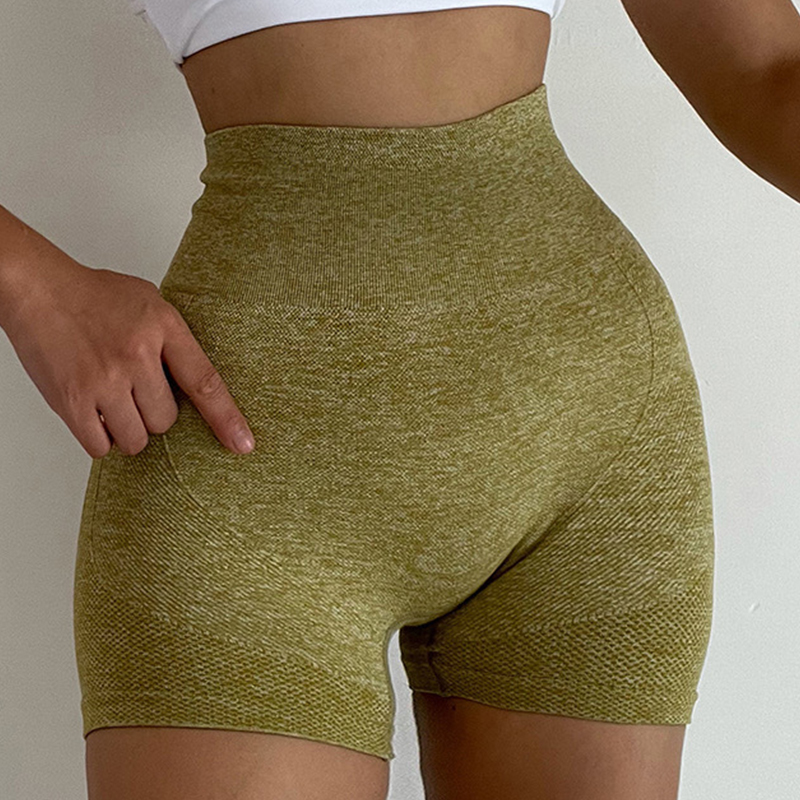 Frauen Butt Lift Yoga Shorts Hohe Taille Bauch Radfahren Shorts Schnell trocknende Atmungsaktive Fitness Strumpfhosen Schlanke Laufhose