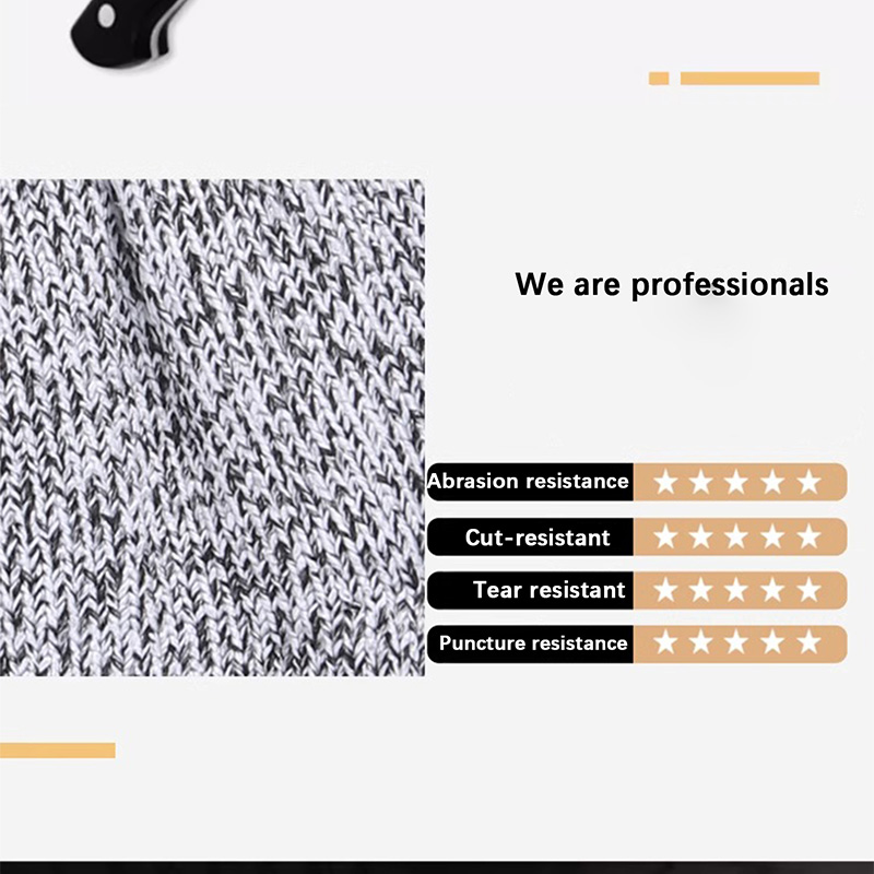 Security Protection Anti-Cut Gloves, Cut proof, stab resistant, stainless steel wire, metal mesh, butcher  work