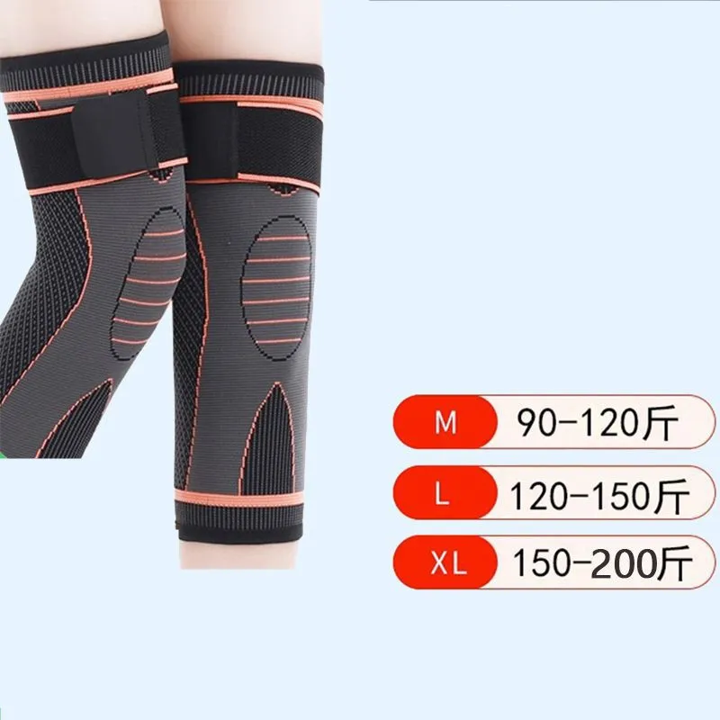 Anti Slip Compression Knee Support Pad, Tie Straps, Proteção Fria, Joint Sport Sleeve Protector, Joelheira Elástica, 2Pcs por Conjunto