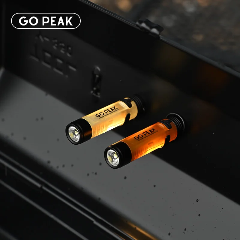 Gopeak 포켓 미니 손전등 야외 키 클립 캡 주변 Led 긴 내구성 재해 구호 비상 5050 작은 빛