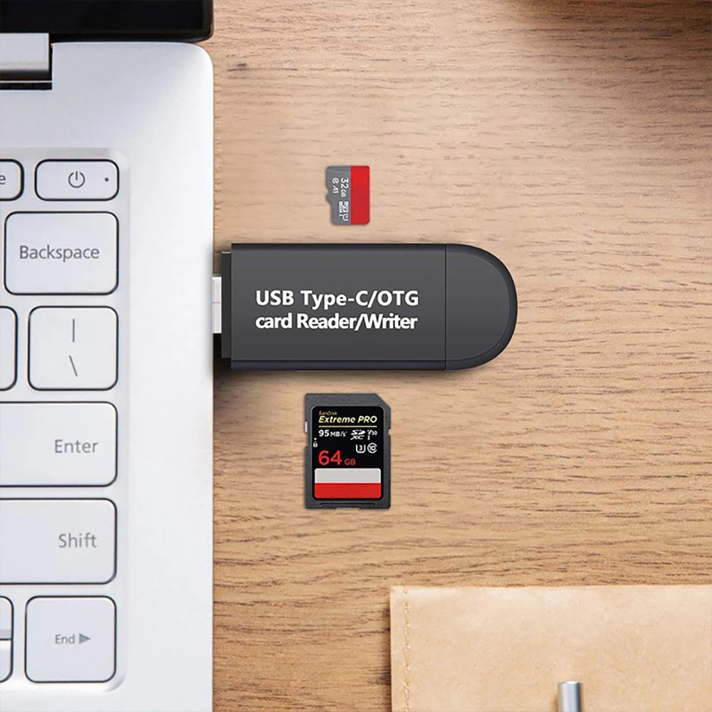 Устройство чтения карт памяти SD TF 3 в 1 USB Type C Micro USB to SD TF Card Reader SD TF Устройство чтения карт памяти OTG Адаптер для чтения карт памяти