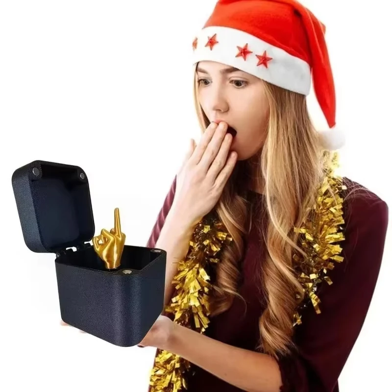 Interesting Prank Gift Middle Finger In Box Box Funny Creative Gifts Office Desk Decoration Home Decoration Gifts For Guests