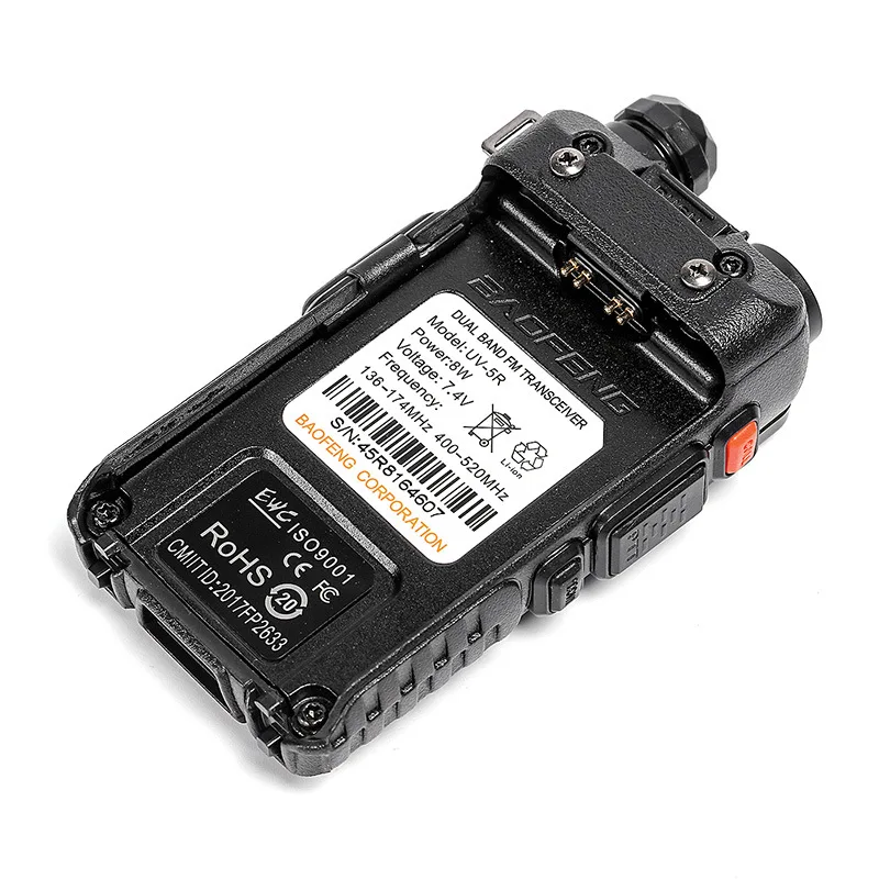 Baofeng uv 5r walkie talkie 1 pcs radio comunicador Dual band long range Two way Portable FM Amateur radio stations Transceiver